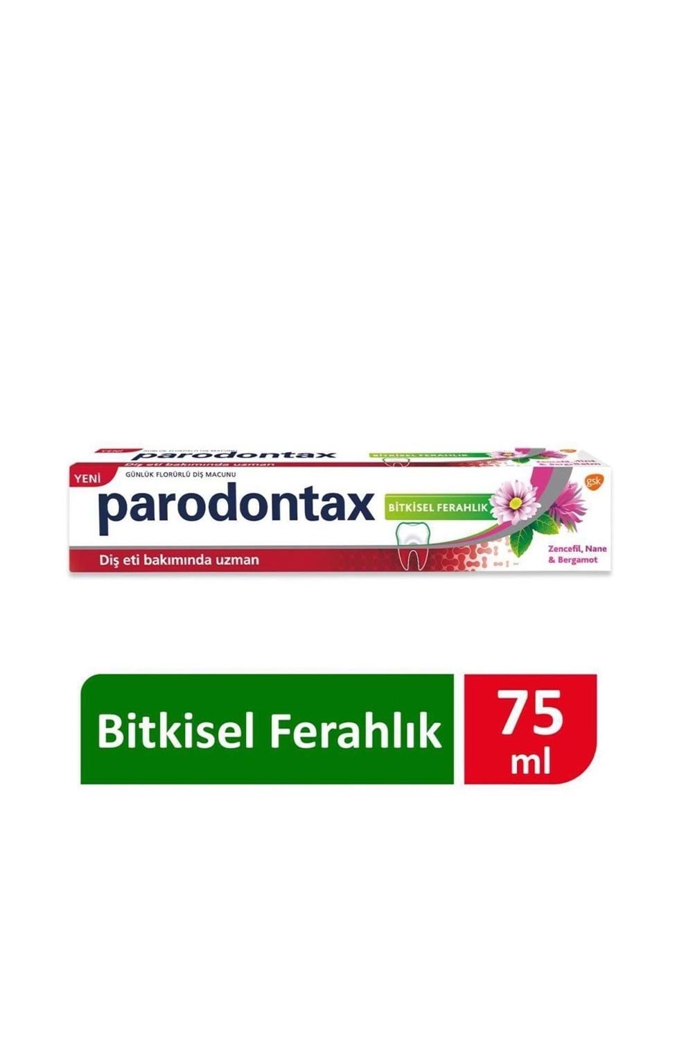 Parodontax Diş Macunu - Bitkisel Ferahlık Etkili 75 ml