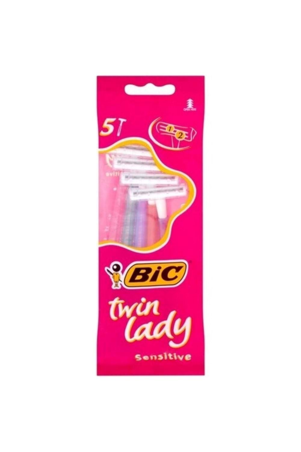 Bic Twın Lady Poşet 5'li Tıraş Bıçağı