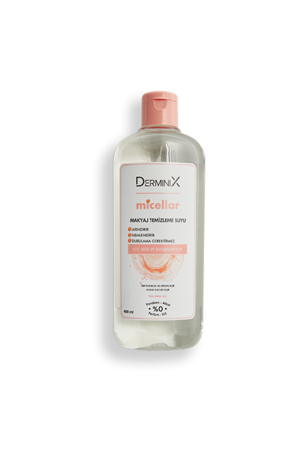 Derminix Micellar Makyaj Temizleme Suyu