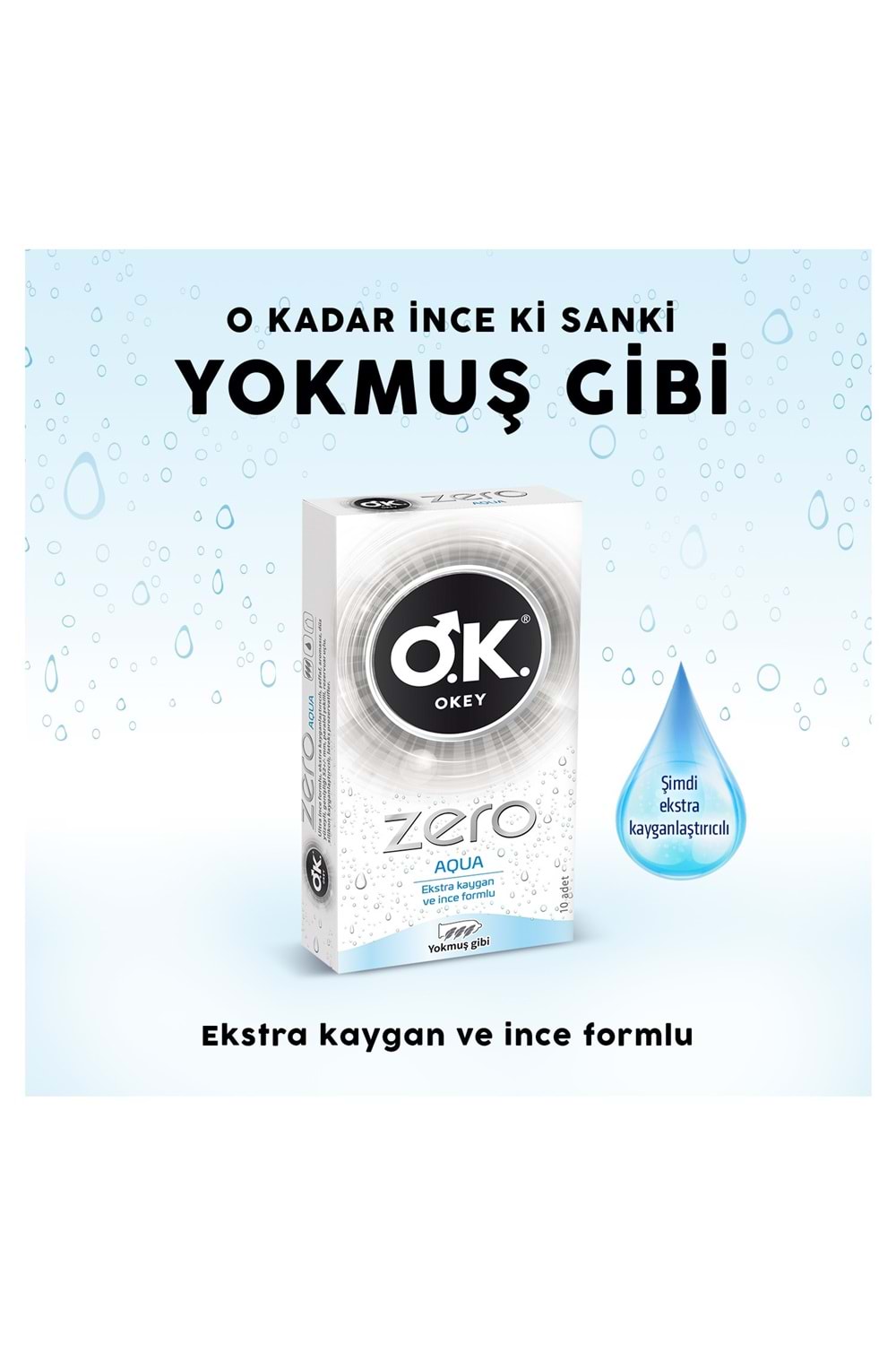 Okey Zero Aqua Prezervatif Fırsat Paketi