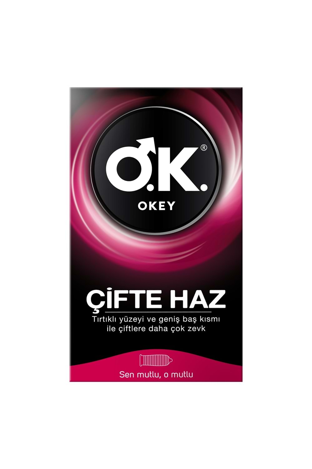 Okey Çifte Haz Prezervatif 10'lu