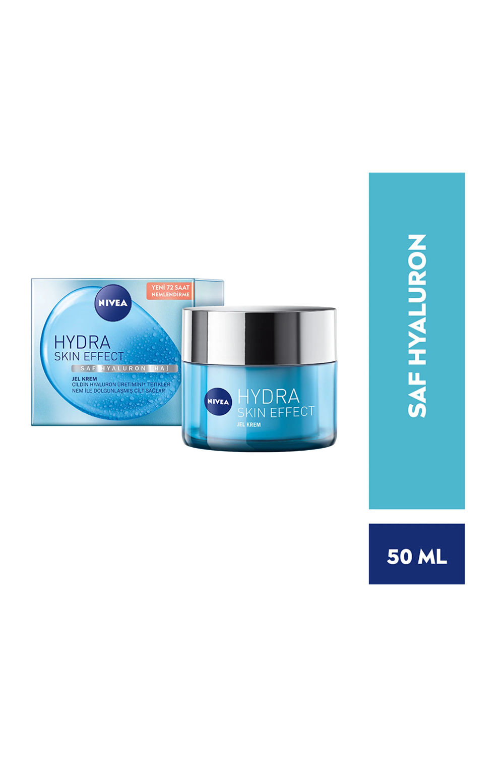 Nivea Hydra Skin Effect Nemlendirici Jel Krem 50ml, Saf Hyaluron
