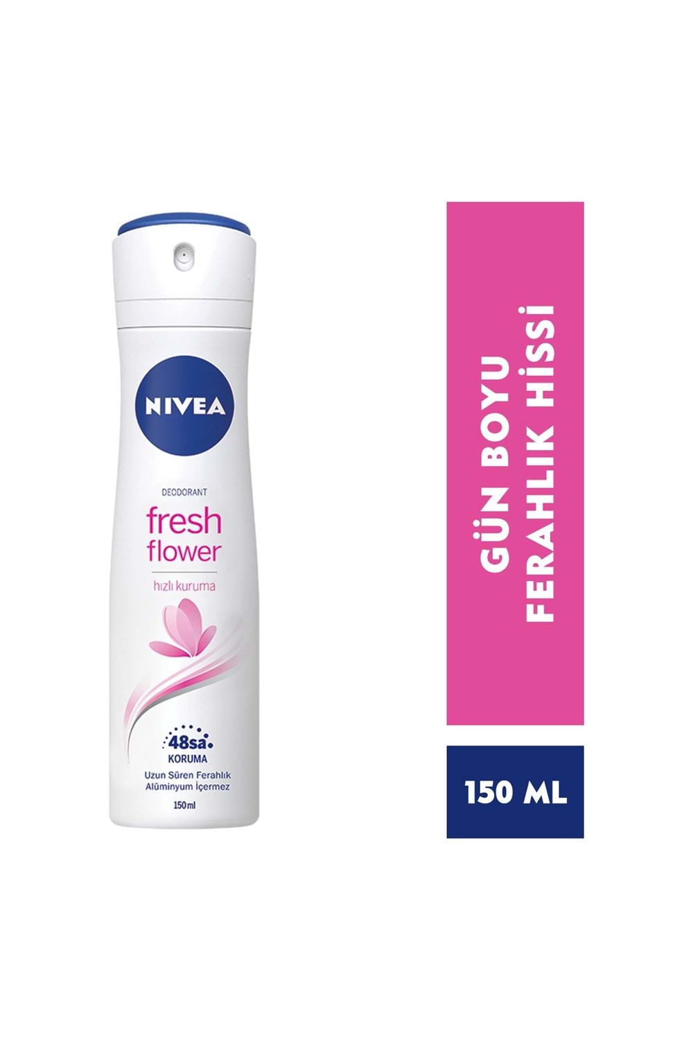 Nivea Kadın Sprey Deodorant Fresh Flower,48 Saat Deodorant Koruması,150ml