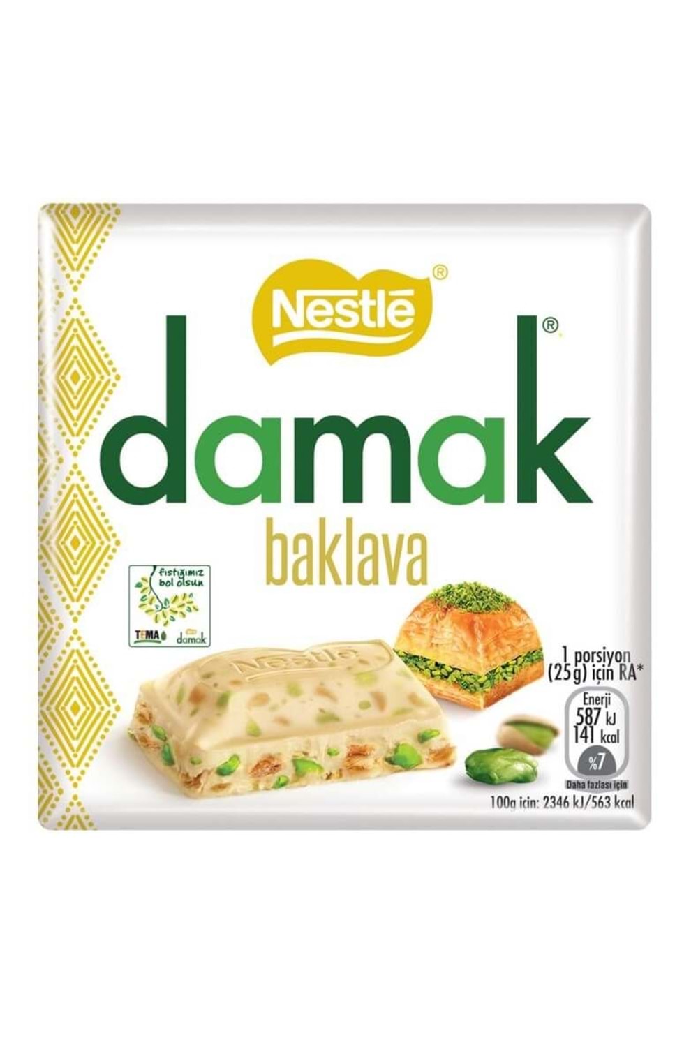 Nestle Damak Baklava Çikolata 60 Gr