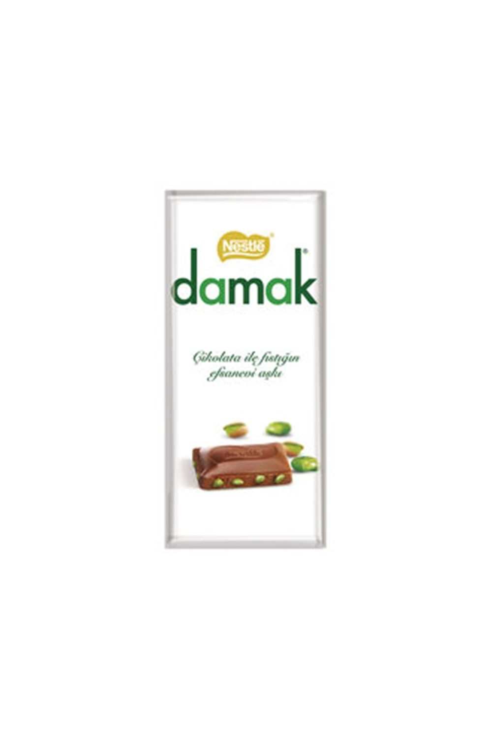 Nestle Damak Antep Fıstıklı Sütlü Çikolata Dikdörtgen 70 G