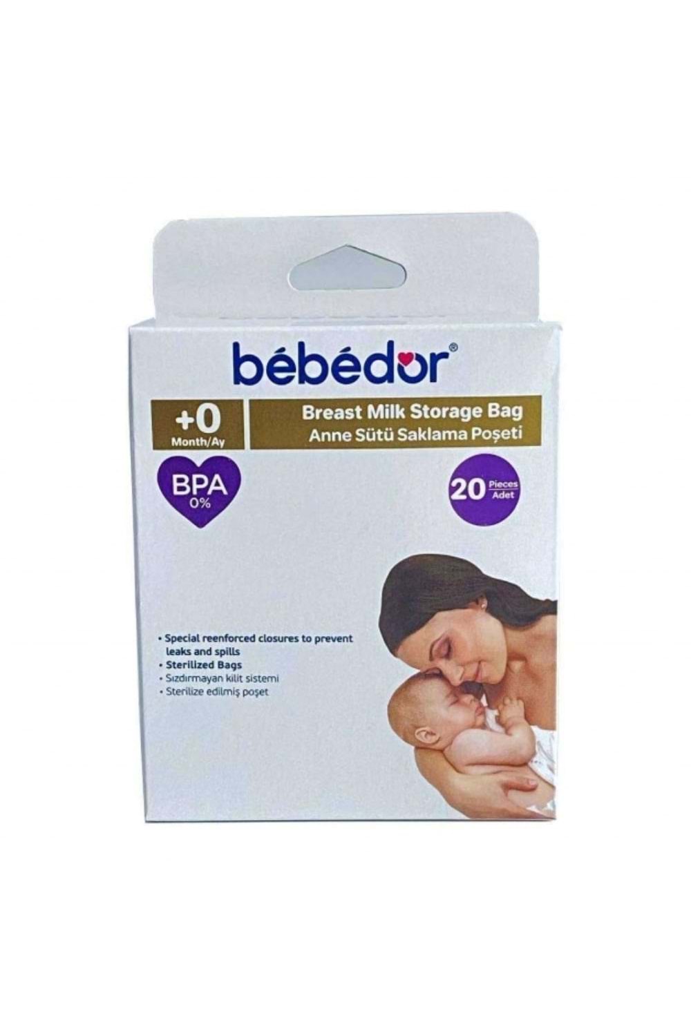 Bebedor Anne Sütü Saklama Poşeti 20 li