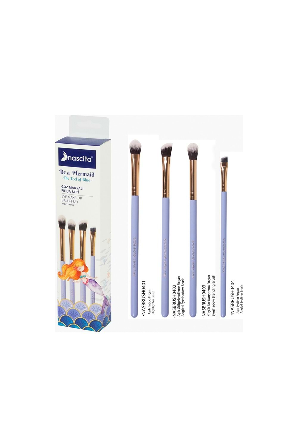 Nascita Be a Mermaid Göz Makyajı Fırça Seti - 87