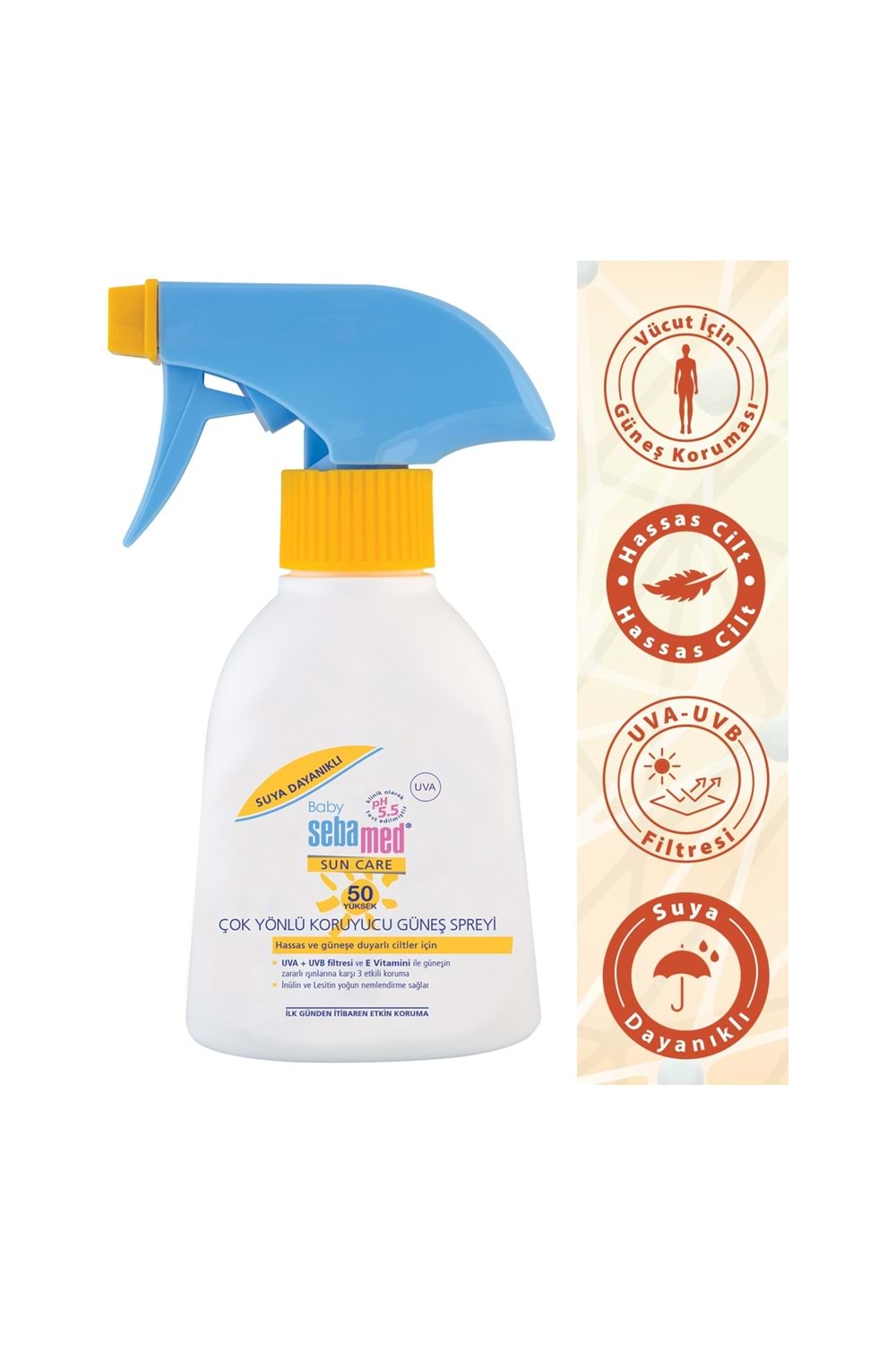 Sebamed Sun Bebe 50+ Çok Yönlü Koruyucu Güneş Spreyi 200 ml