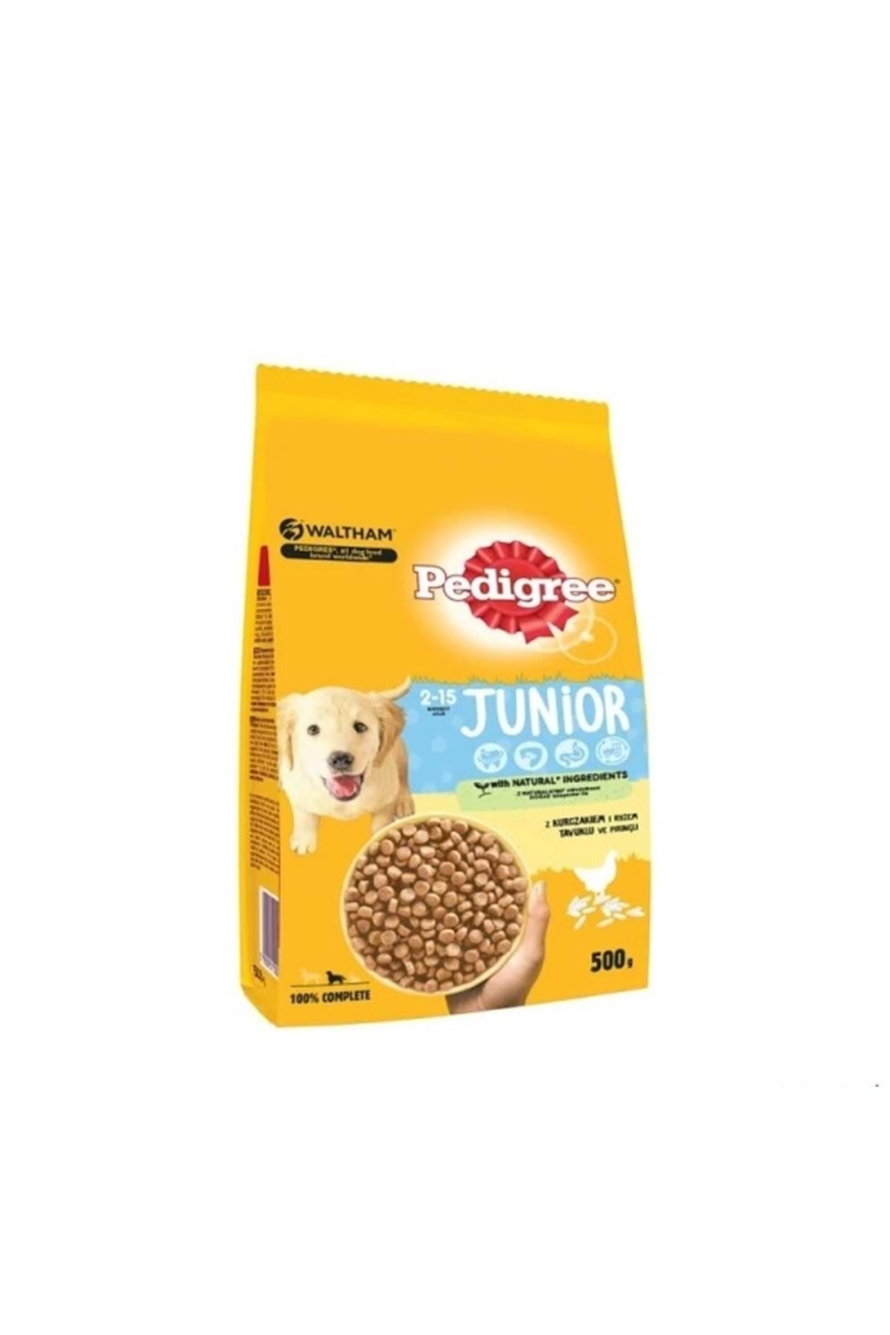 Pedigree Tavuklu ve Pirinçli Yavru Köpek Maması 500gr