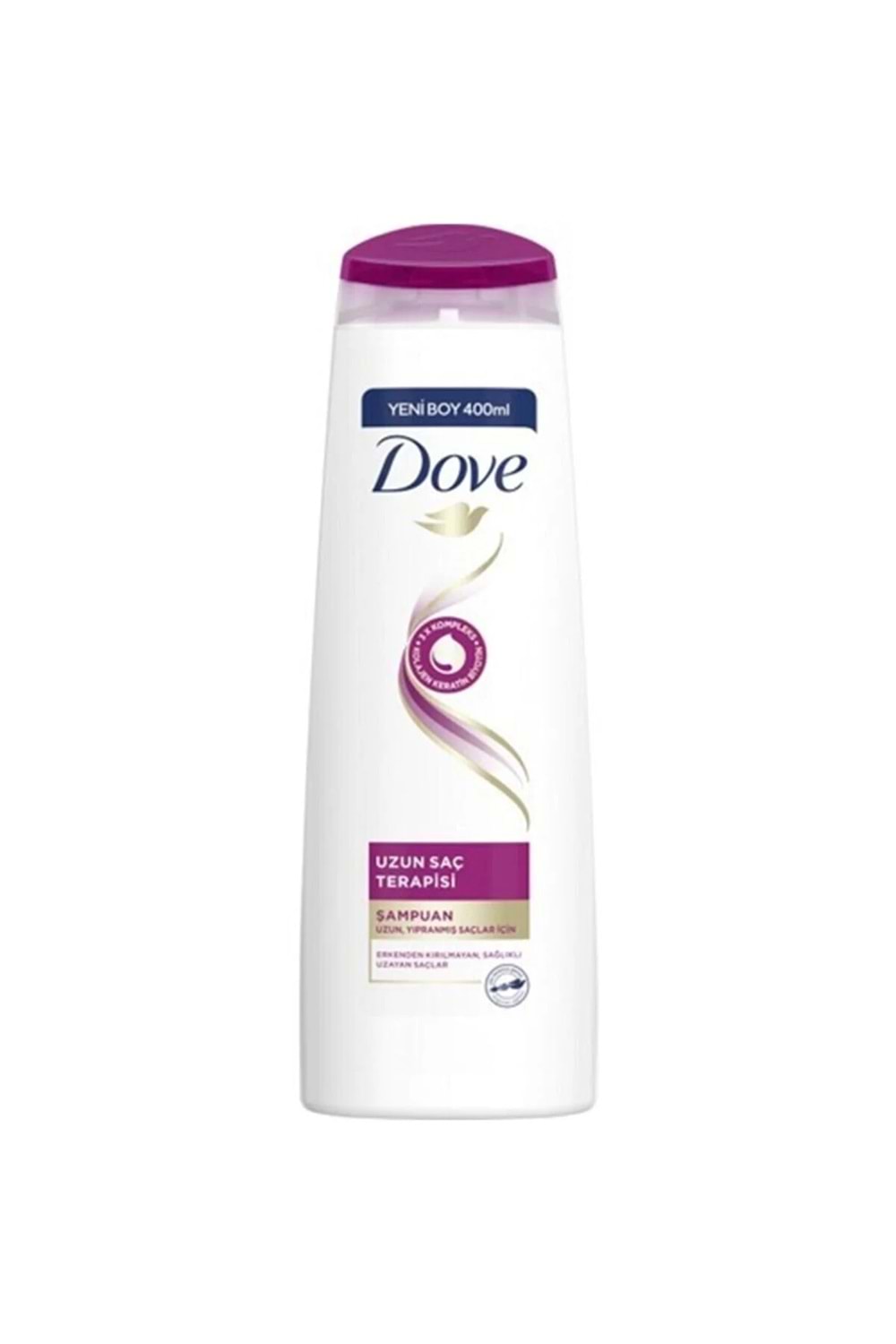 Dove Saç Bakım Şampuanı Uzun Saç Terapisi Uzun Yıpranmış Saçlar Için 400 ml