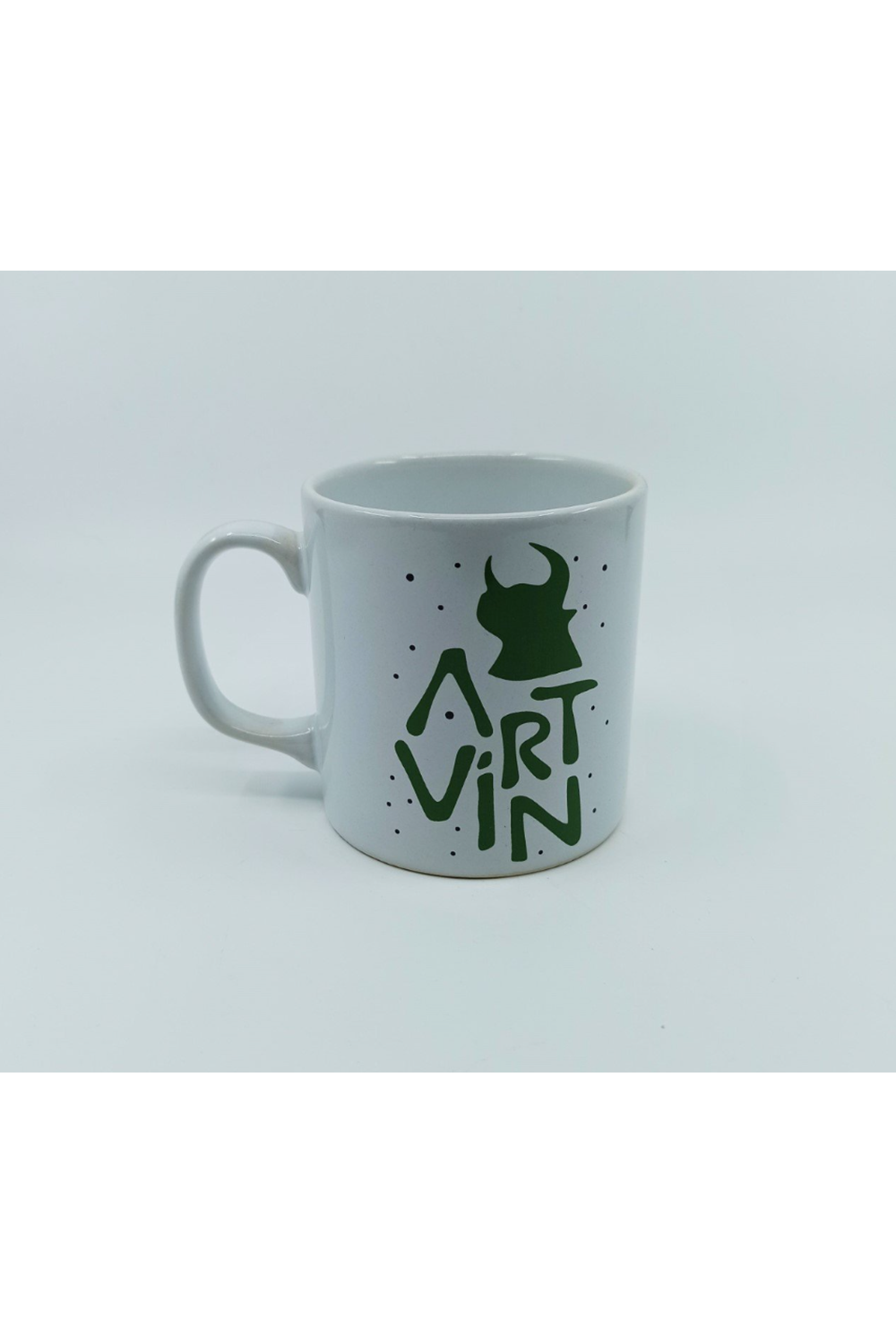 Artvin Logo Baskılı Kupa Bardak / Beyaz