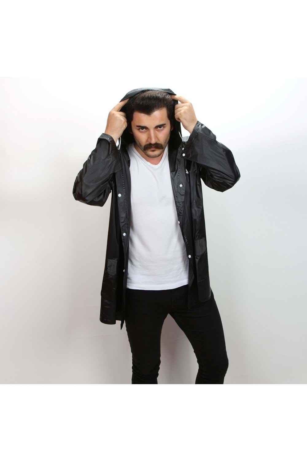 Artvin Pvc Ceket Yağmurluk Karışık Renk