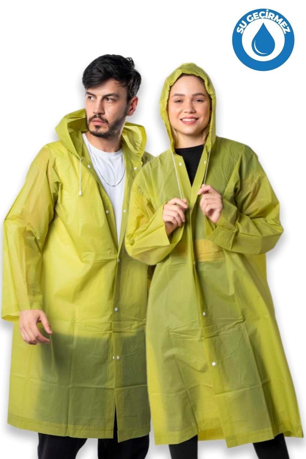 Artvin Pvc Ceket Yağmurluk Karışık Renk