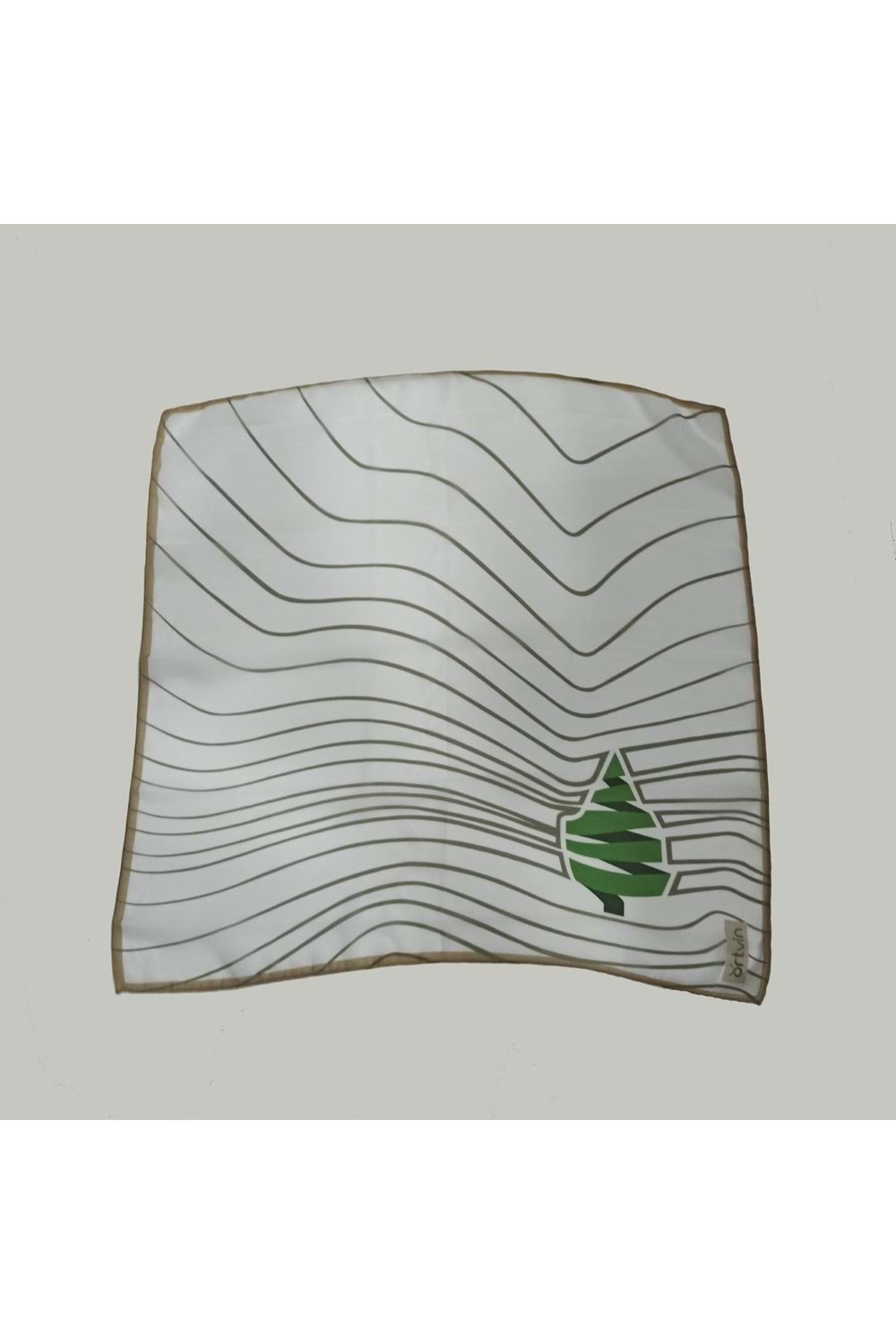 Artvin Ağaç-1 Şifon Eşarp 50X50 Cm