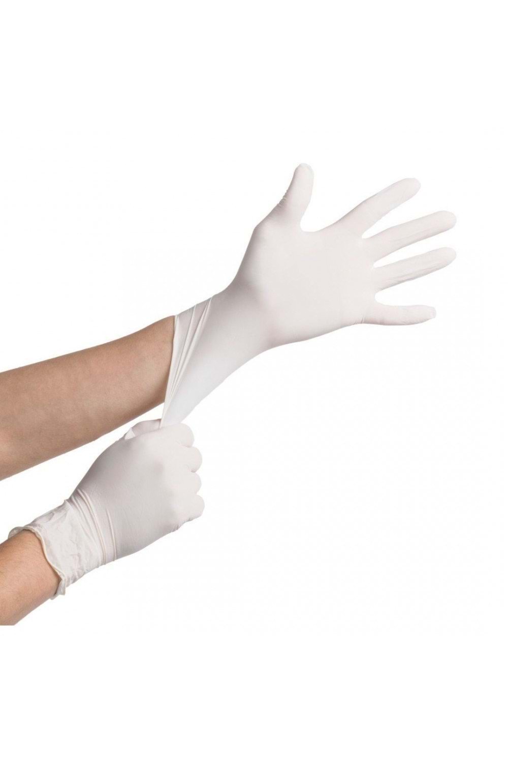Stepy Pudrasız Eldiven Beyaz (Küçük)