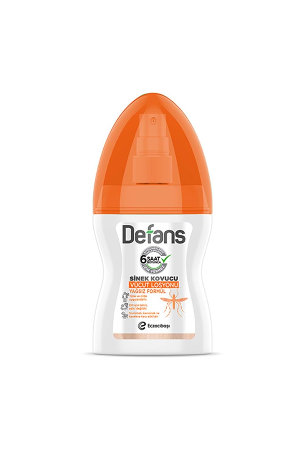 Defans Sinek Kovucu Vücut Losyonu Yağsız Fomül