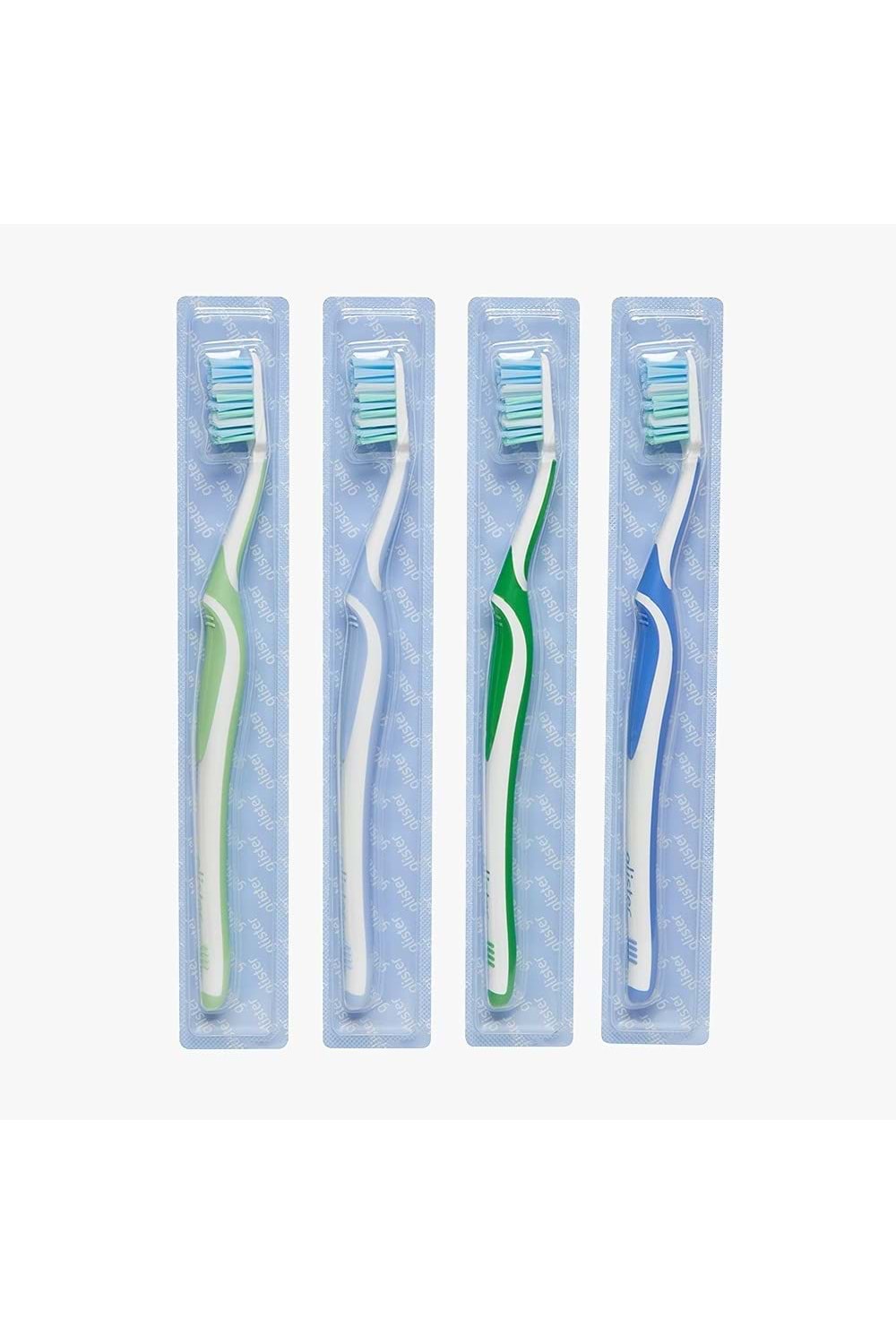 Amway Glister Advanced Toothbrush (4 Brushes) Diş Fırçası Medium 4 lü Paket