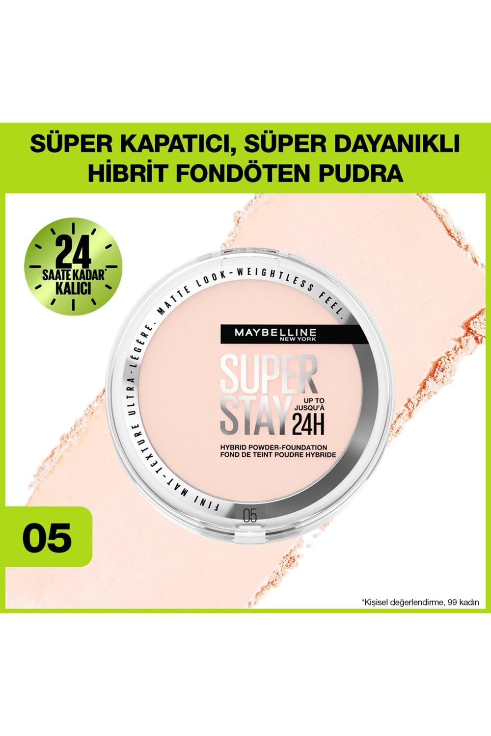 Maybelline New York Superstay Hibrit Pudra-Fondöten - 05