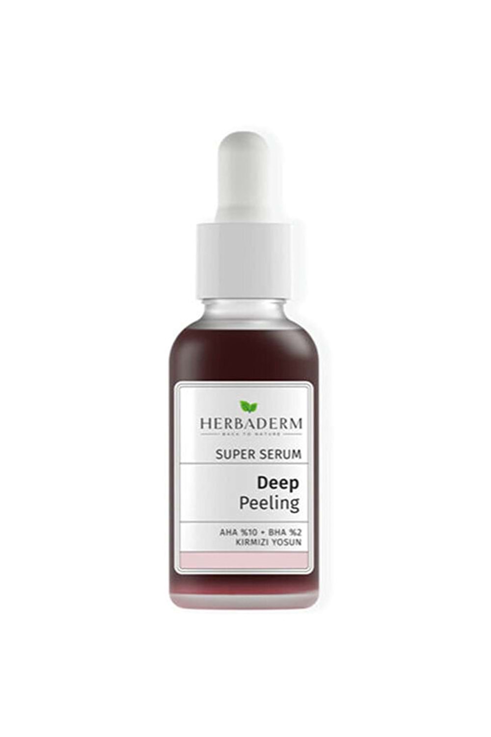 Herbaderm Super Serum AHA Kırmızı Peeling 30 ml