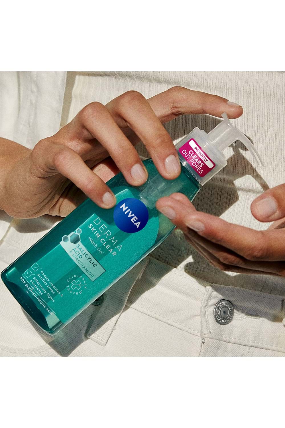 Nivea Derma Skin Clear Sivilce Karşıtı Yüz Temizleme Jeli 150ml