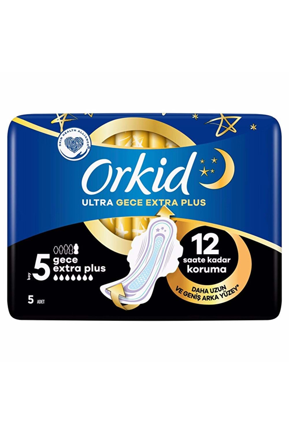 Orkid Hijyenik Ped Ultra Extra Plus Gece 5'li