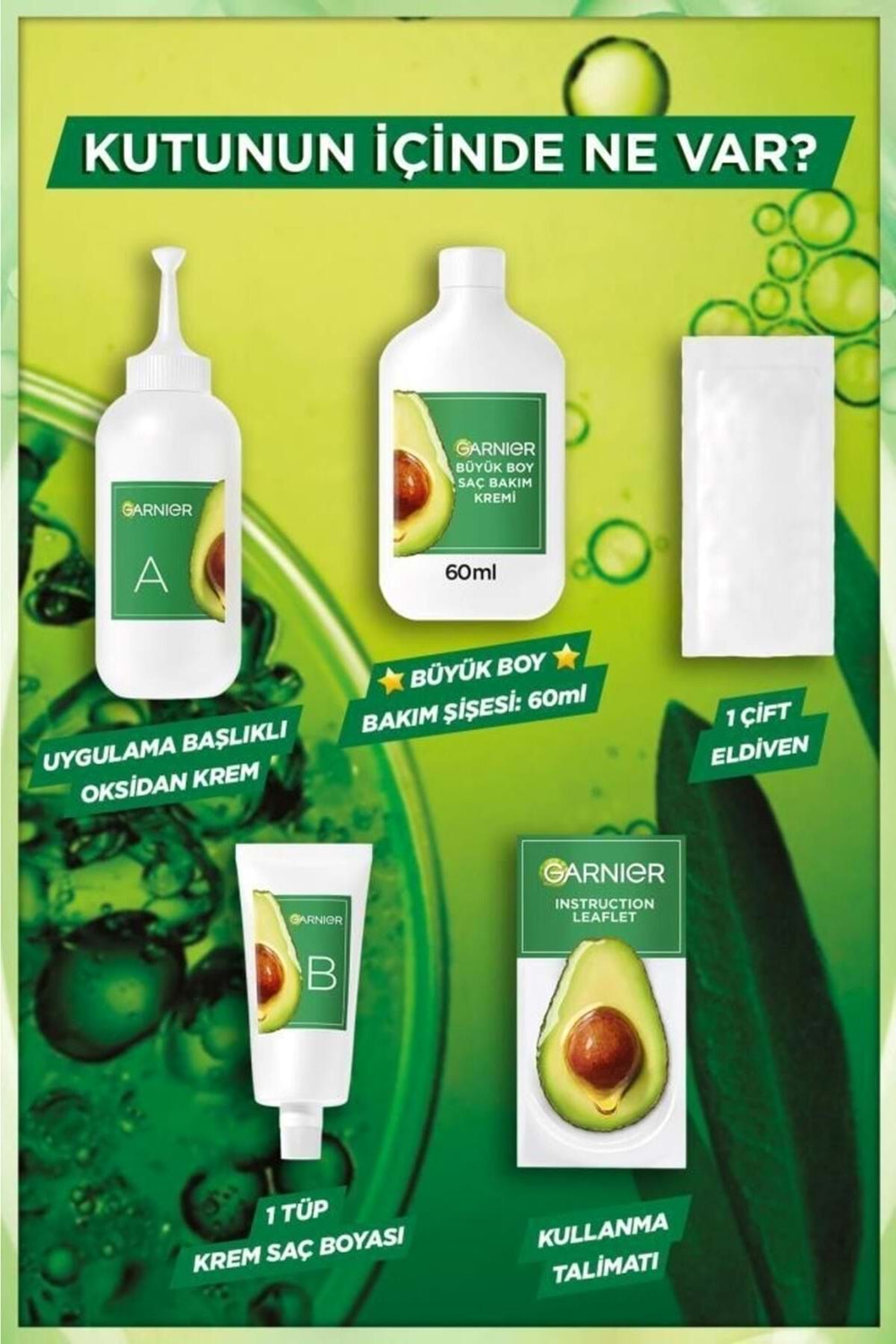 Garnier Nutrisse Yoğun Besleyici Kalıcı Krem Saç Boyası 7 Kumral