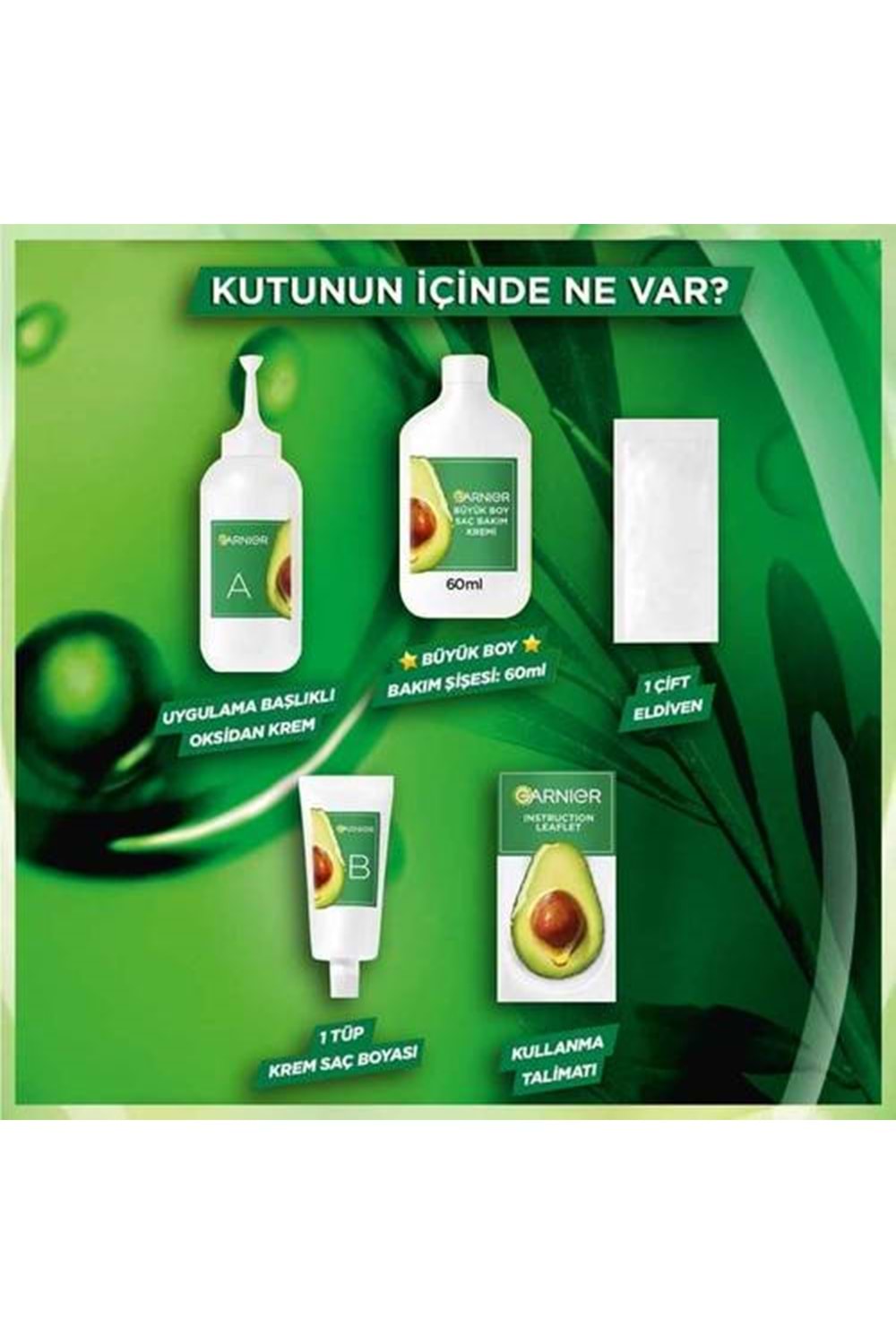Garnier Nutrisse Yoğun Besleyici Kalıcı Krem Saç Boyası 3 Koyu Kahve 160 ml