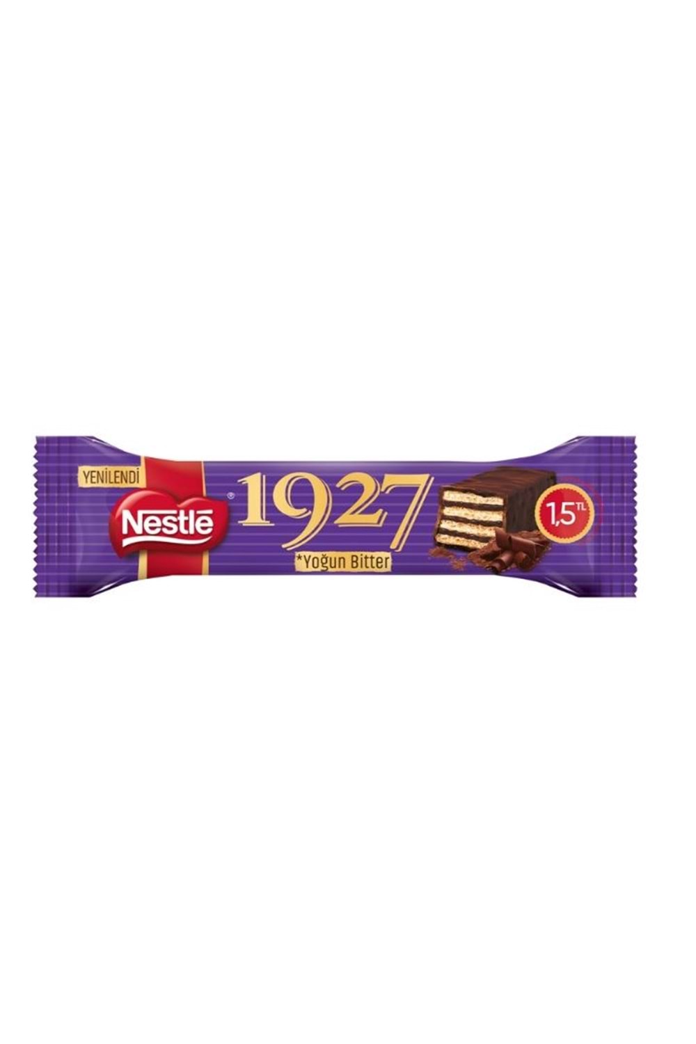 Nestle 1927 Yoğun Bitter Çikolata Kaplamalı Gofret 27 Gr