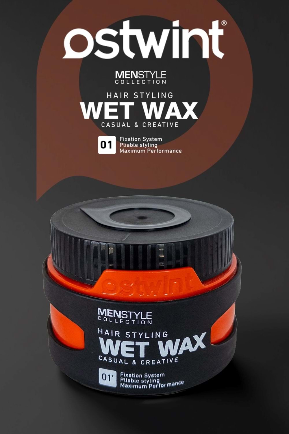 Ostwint MenStyle Collection Saç Şekillendirici Wax No : 1 Wet Wax 150 ml.