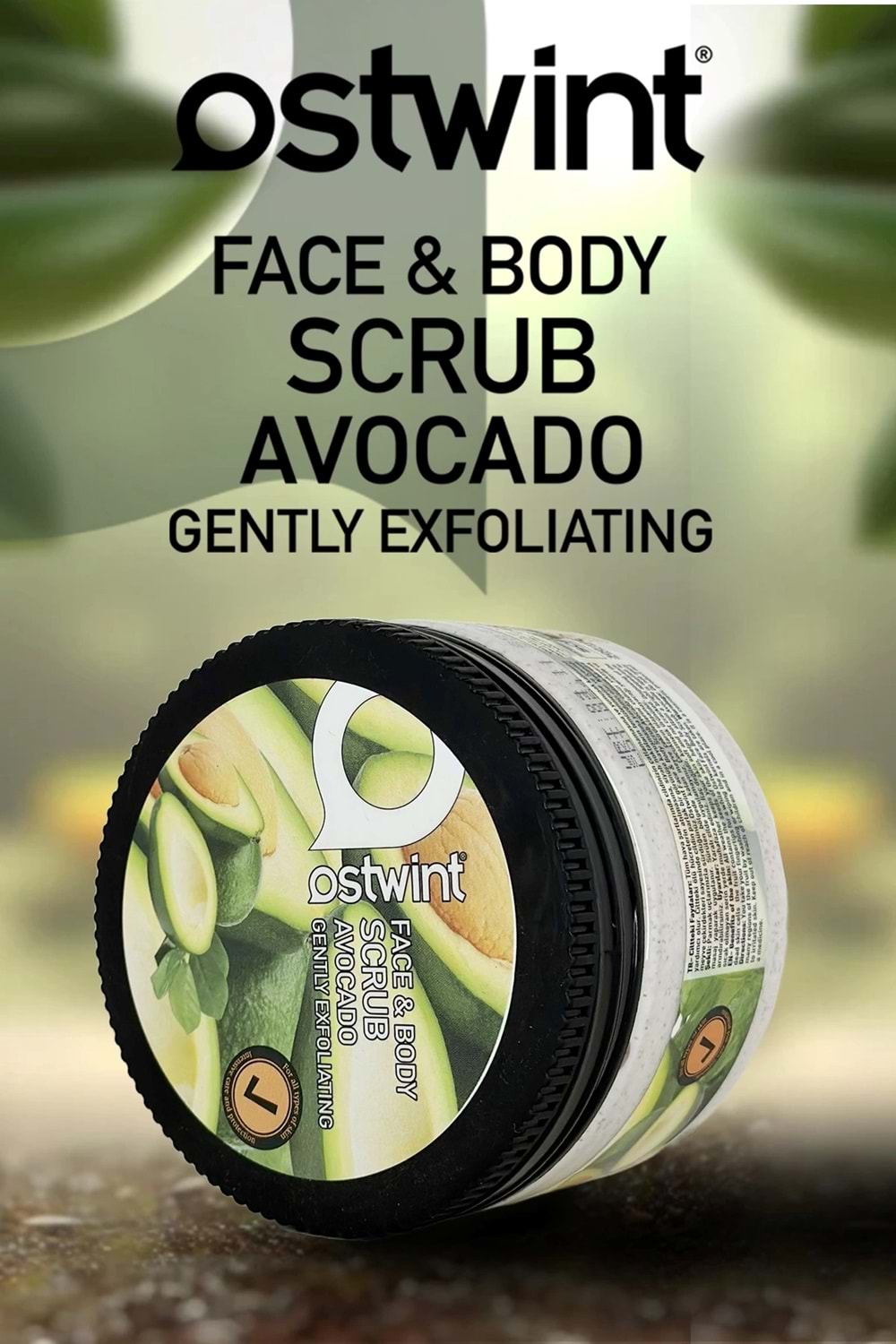 Ostwint Yüz ve Vücut Scrub Peeling Jel Avokado 300 ml