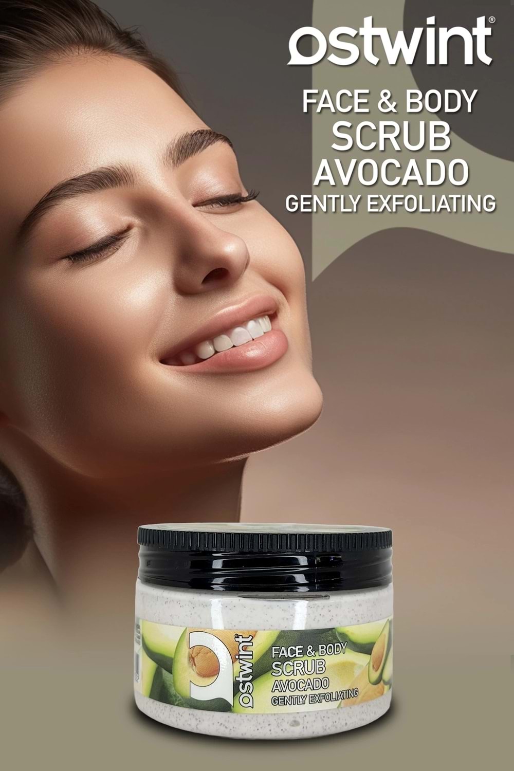 Ostwint Yüz ve Vücut Scrub Peeling Jel Avokado 300 ml