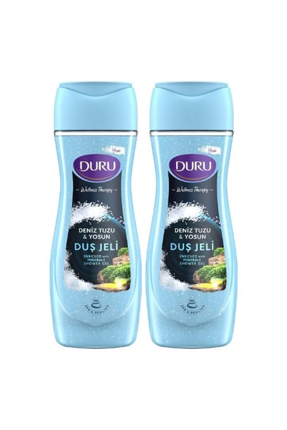 Duru Duş Jeli WellnessThreapy Deniz Tuzu & Yosun 450 ml + 450 ml