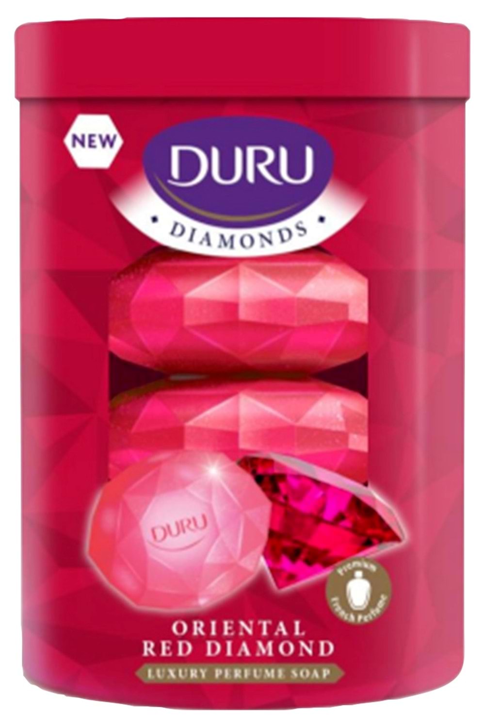 Duru Diamonds Serisi Red Kırmızı Sabun 4x90 gr