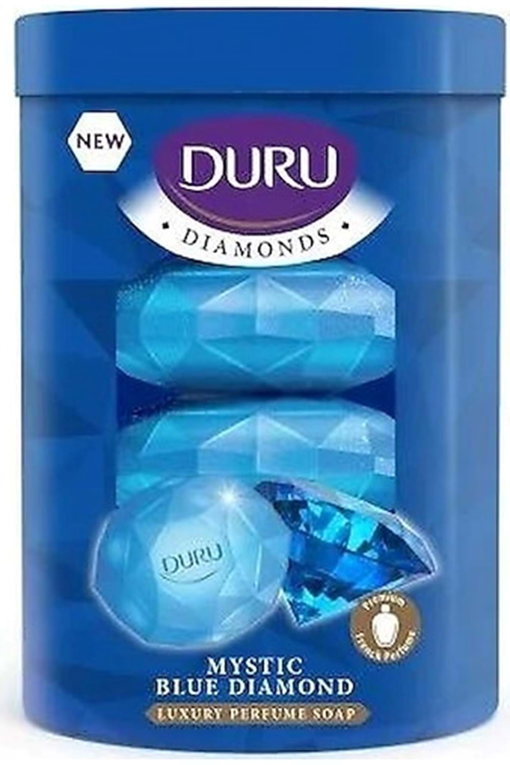 Duru Diamonds Serisi Blue Mavi Sabun 4x90 gr