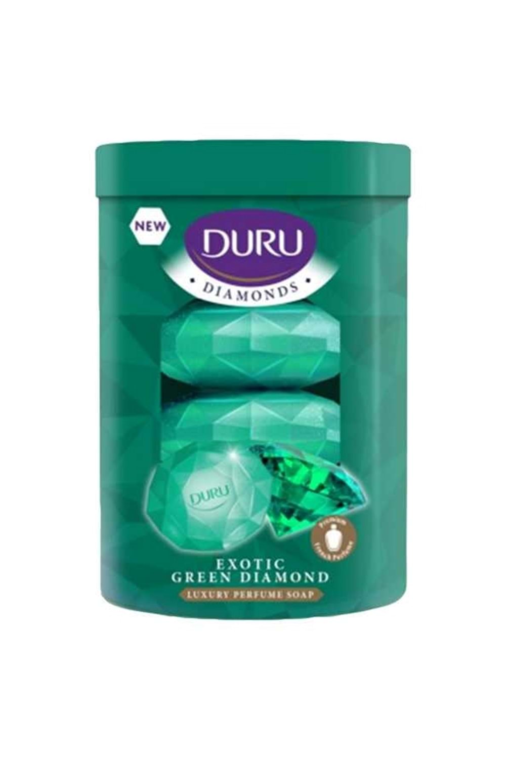 Duru Diamonds Serisi Green Yeşil Sabun 4x90 gr