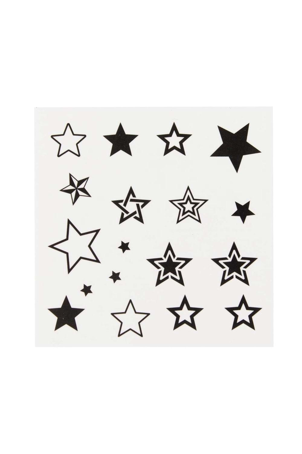 Nascita Yüz Sticker Geçici Dövme Stars Sticker - 20