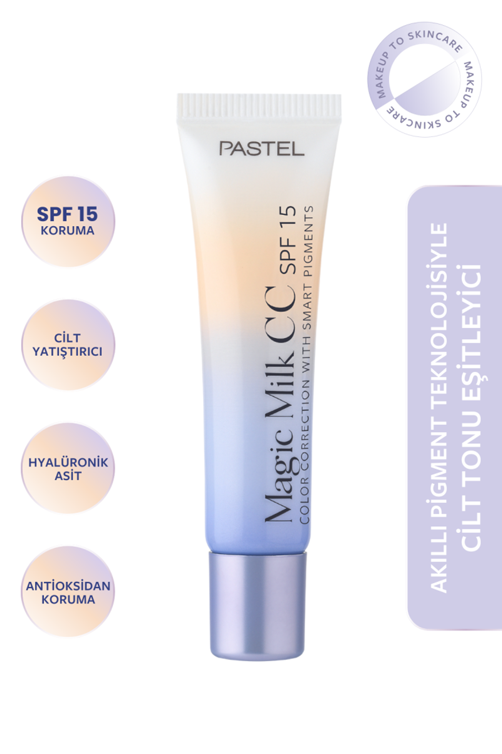Pastel Magic Milk CC SPF 15 - Cilt Tonu Eşitleyici SPF 15 CC Krem 51 Medium Deep30 ml