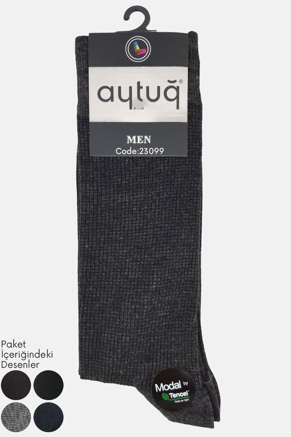 Aytuğ Erkek Soket Çorap Modal 1 Adet - Asorti Renk