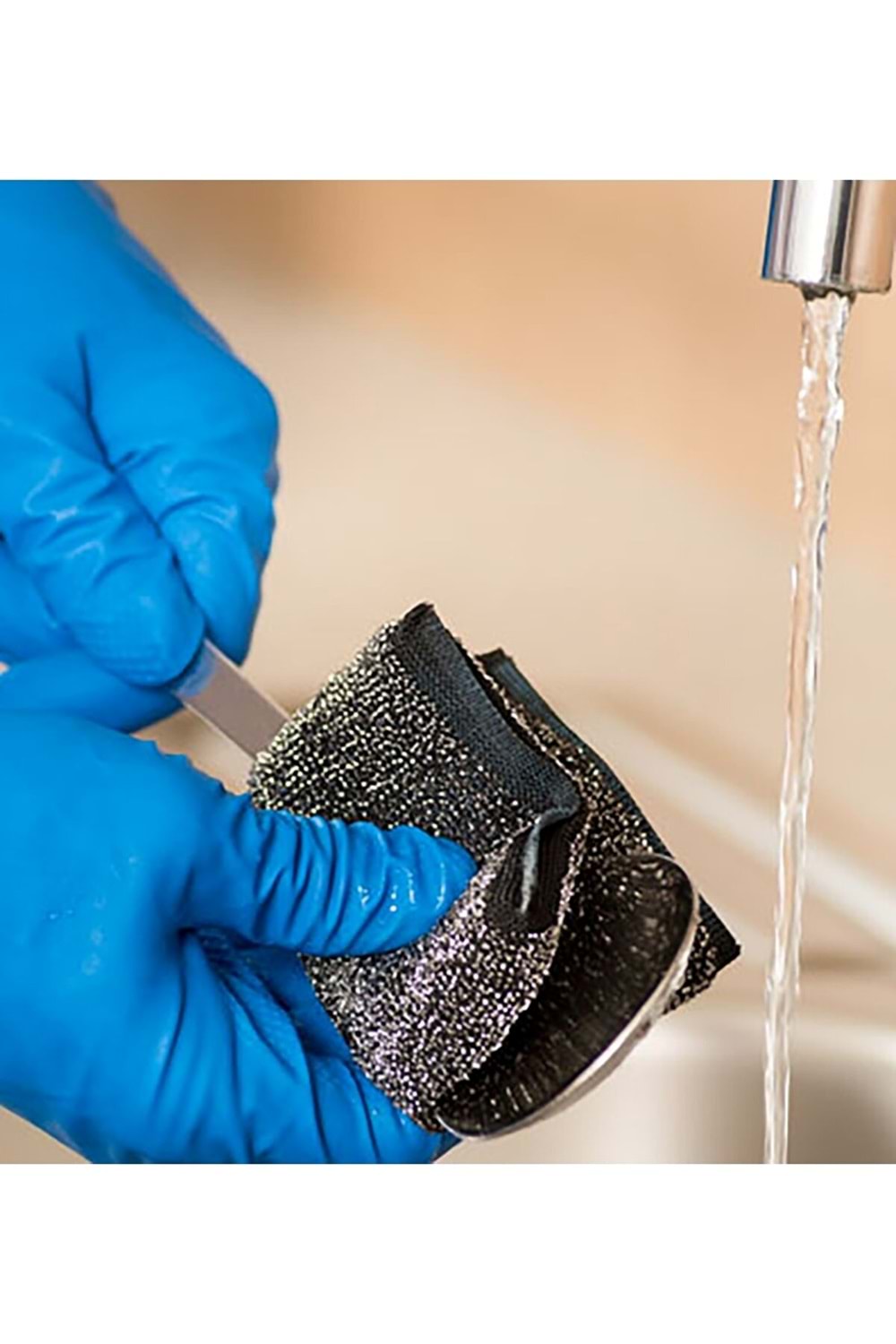 Vileda 2'li Glitzi Power Inox Çelik Bulaşık Teli