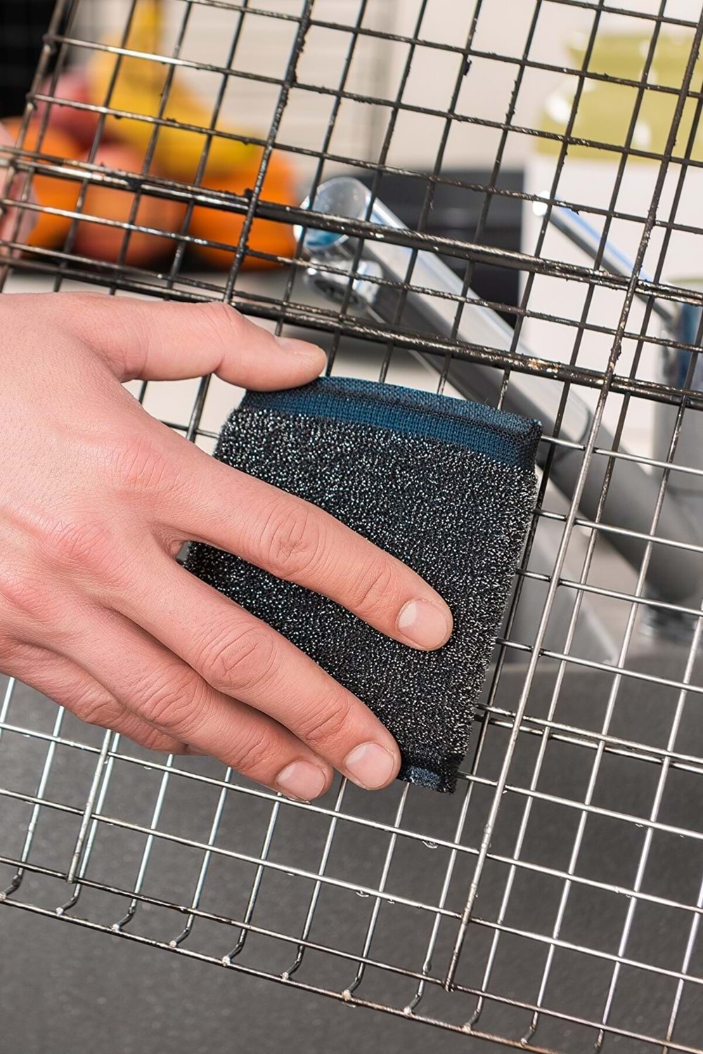 Vileda 2'li Glitzi Power Inox Çelik Bulaşık Teli