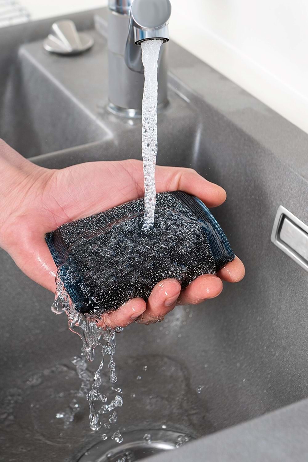 Vileda 2'li Glitzi Power Inox Çelik Bulaşık Teli