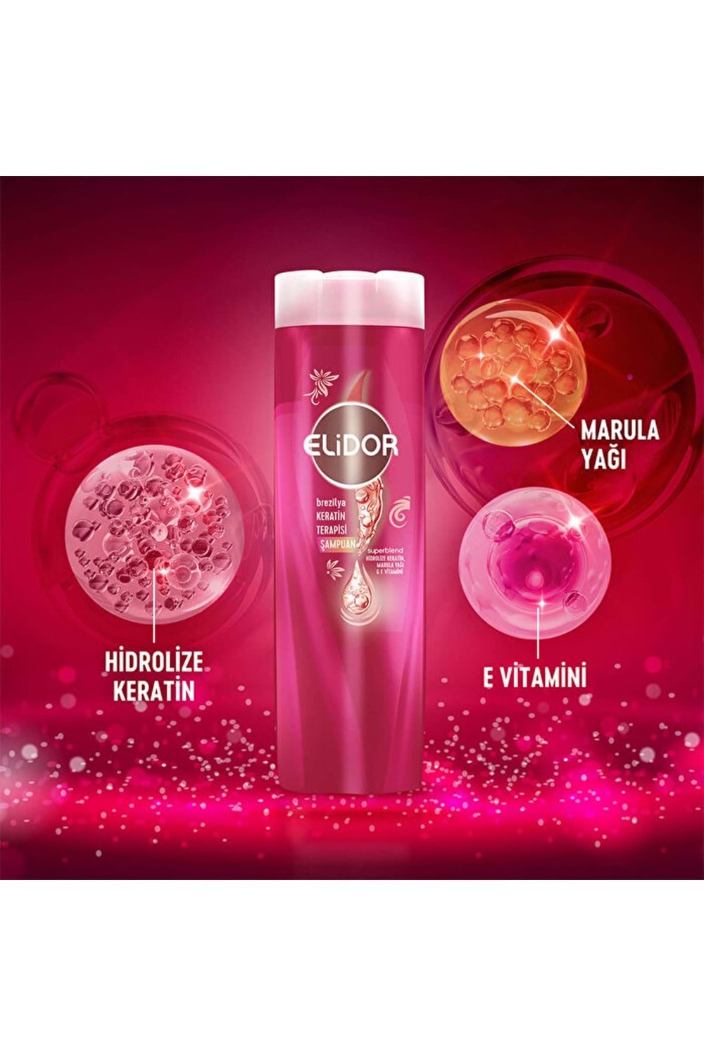 Elidor Brezilya Keratin Terapisi Saç Bakım Şampuanı 400 ml