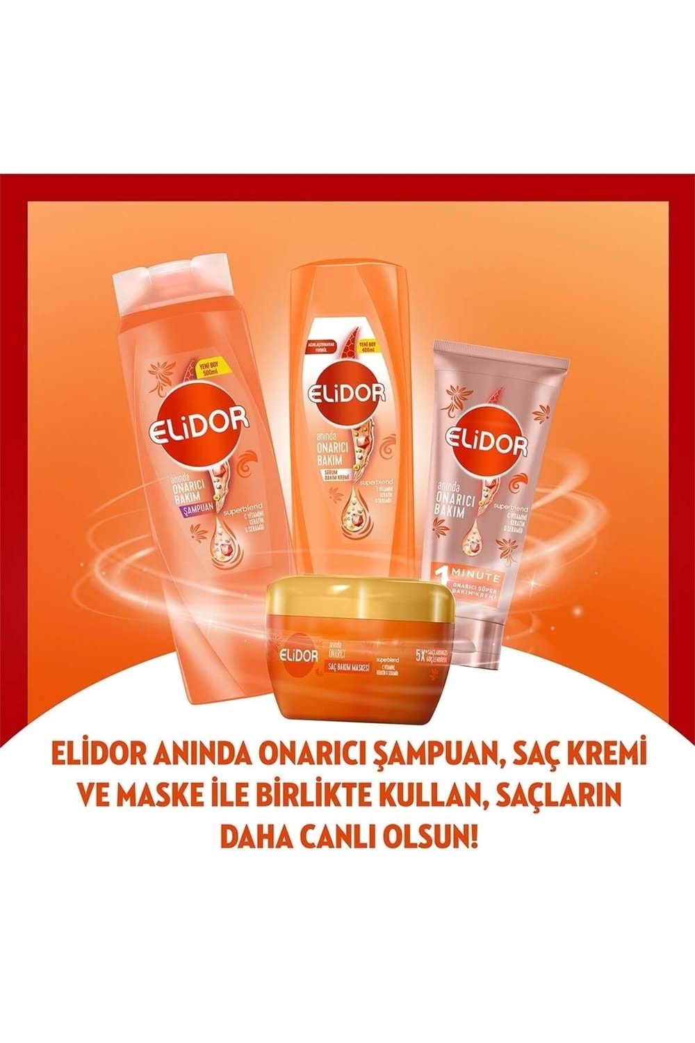 Elidor Superblend Sıvı Saç Bakım Kremi Anında Onarıcı Kırılma Karşıtı Yoğun Besleyici 200 Ml