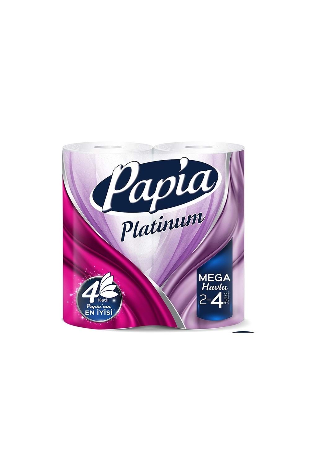 Papia Platinum Jumbo Kağıt Havlu 2'li Dev Rulo 2 = 4 ROLLS - Weight**