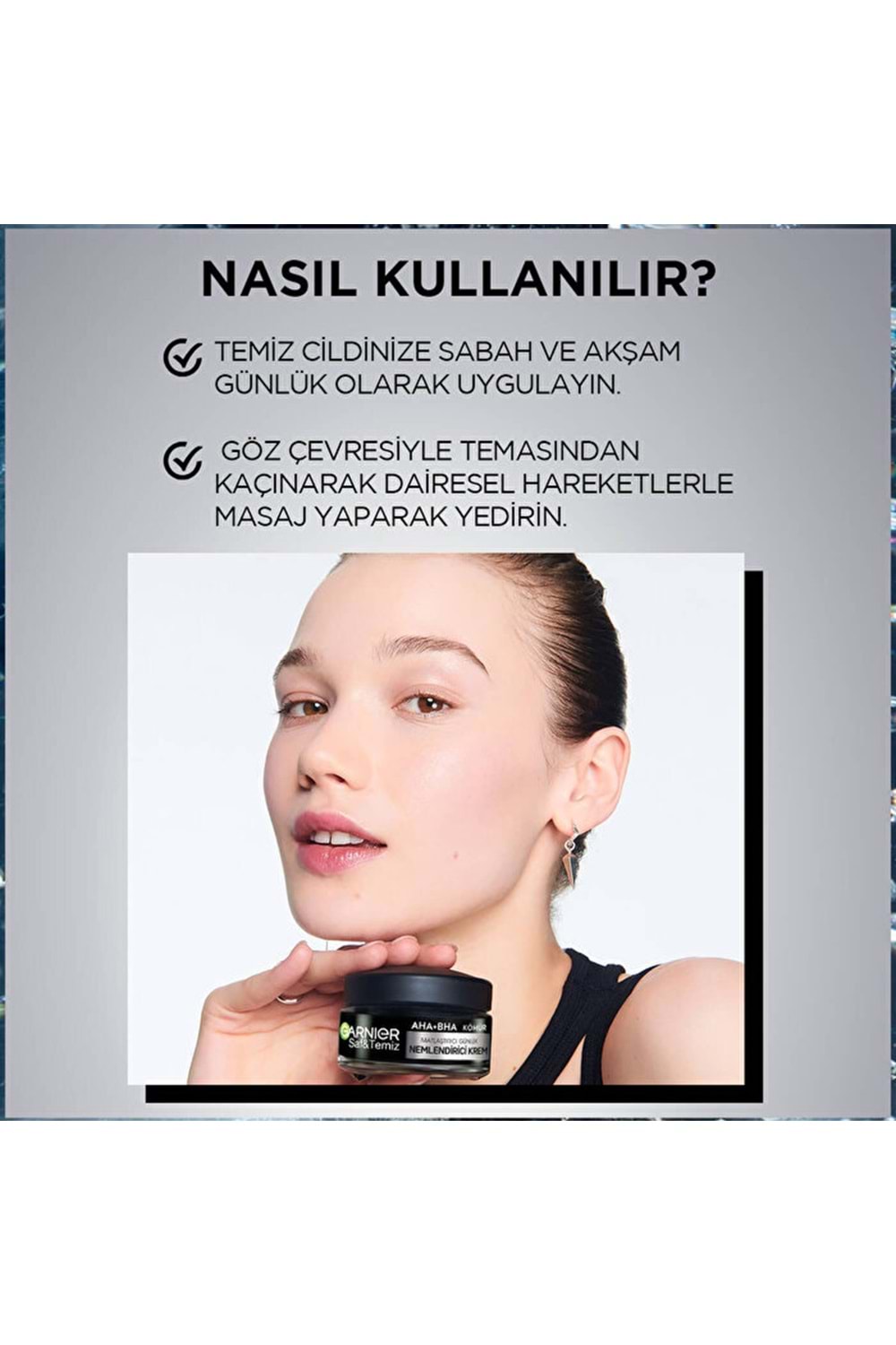 Garnier Saf ve Temiz Kömür Matlaştırıcı Günlük Nemlendirici Krem 50 ml