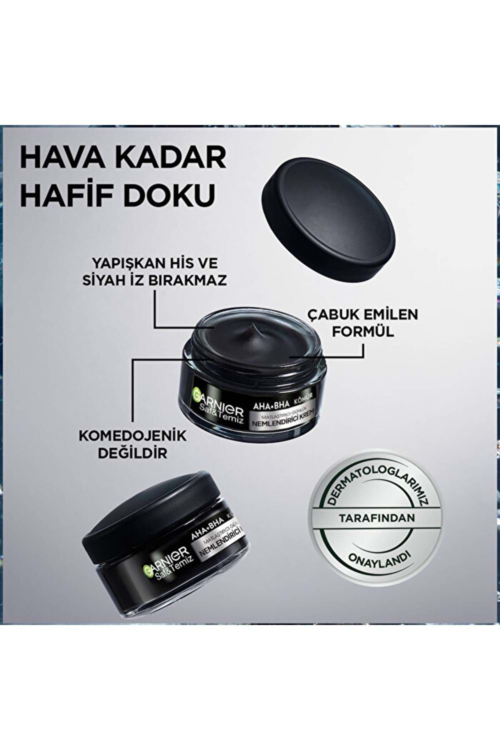 Garnier Saf ve Temiz Kömür Matlaştırıcı Günlük Nemlendirici Krem 50 ml
