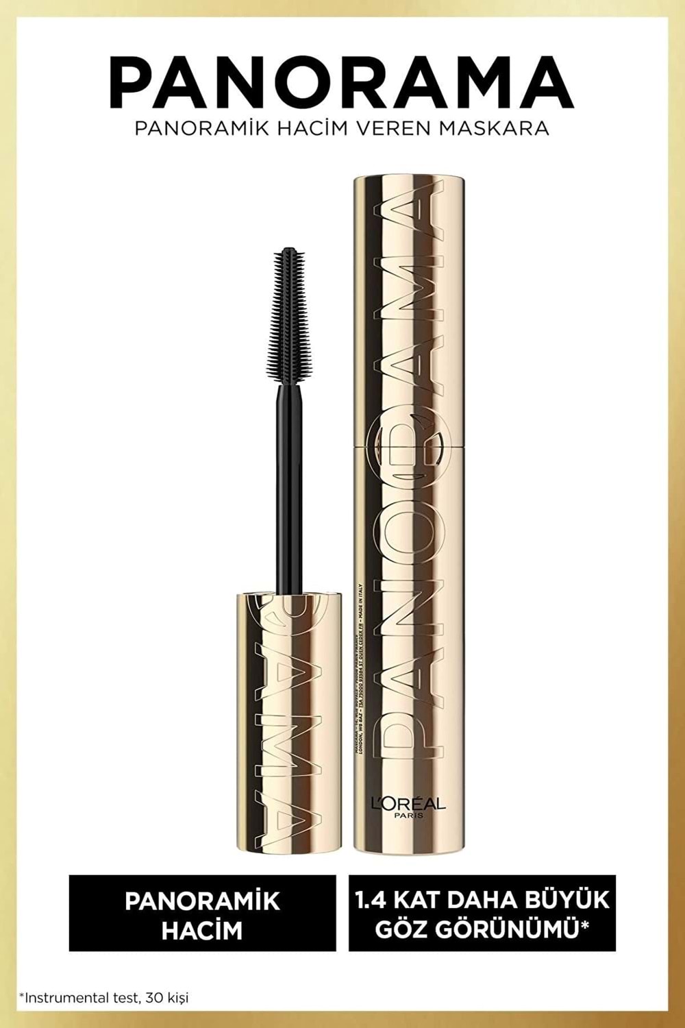 Loreal Paris Panorama Hacim Veren Maskara Siyah