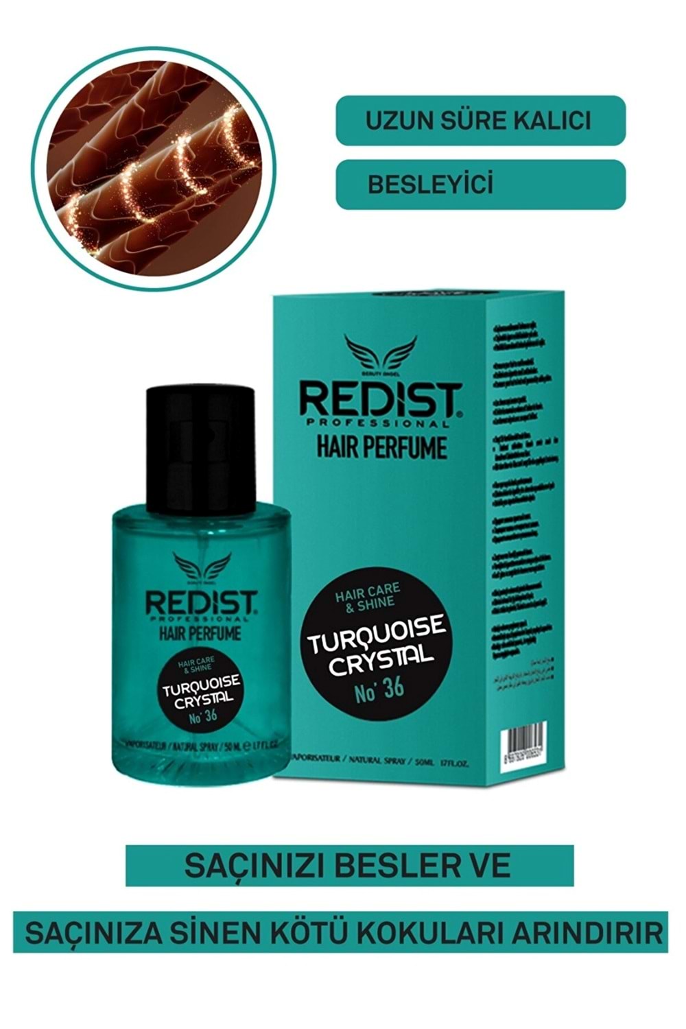 Redist Saç Parfümü Turquoise Crystal 50 ML