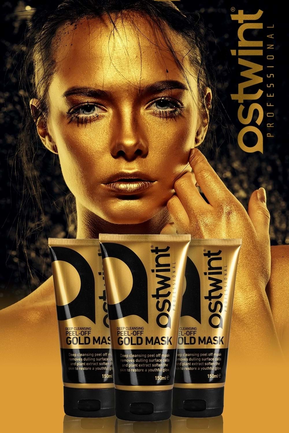 Ostwint Soyulabilir Altın Maske 150 ml