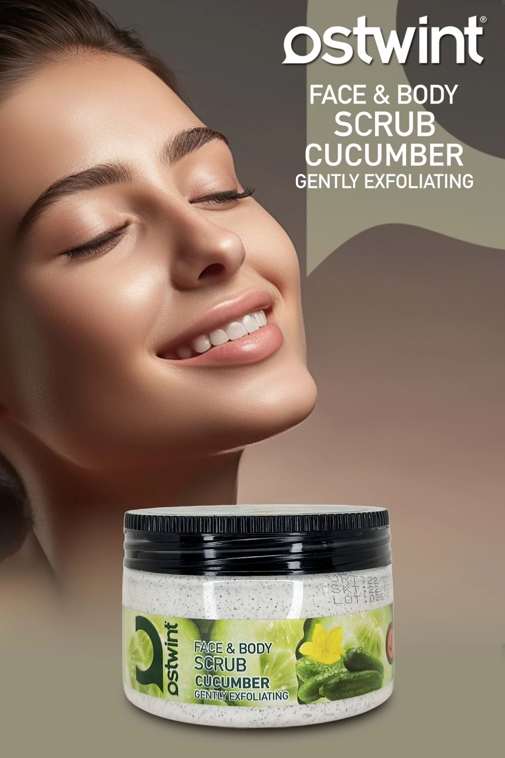 Ostwint Scrub Salatalık Cucumber Özlü Vücut Peelingi 300 ml